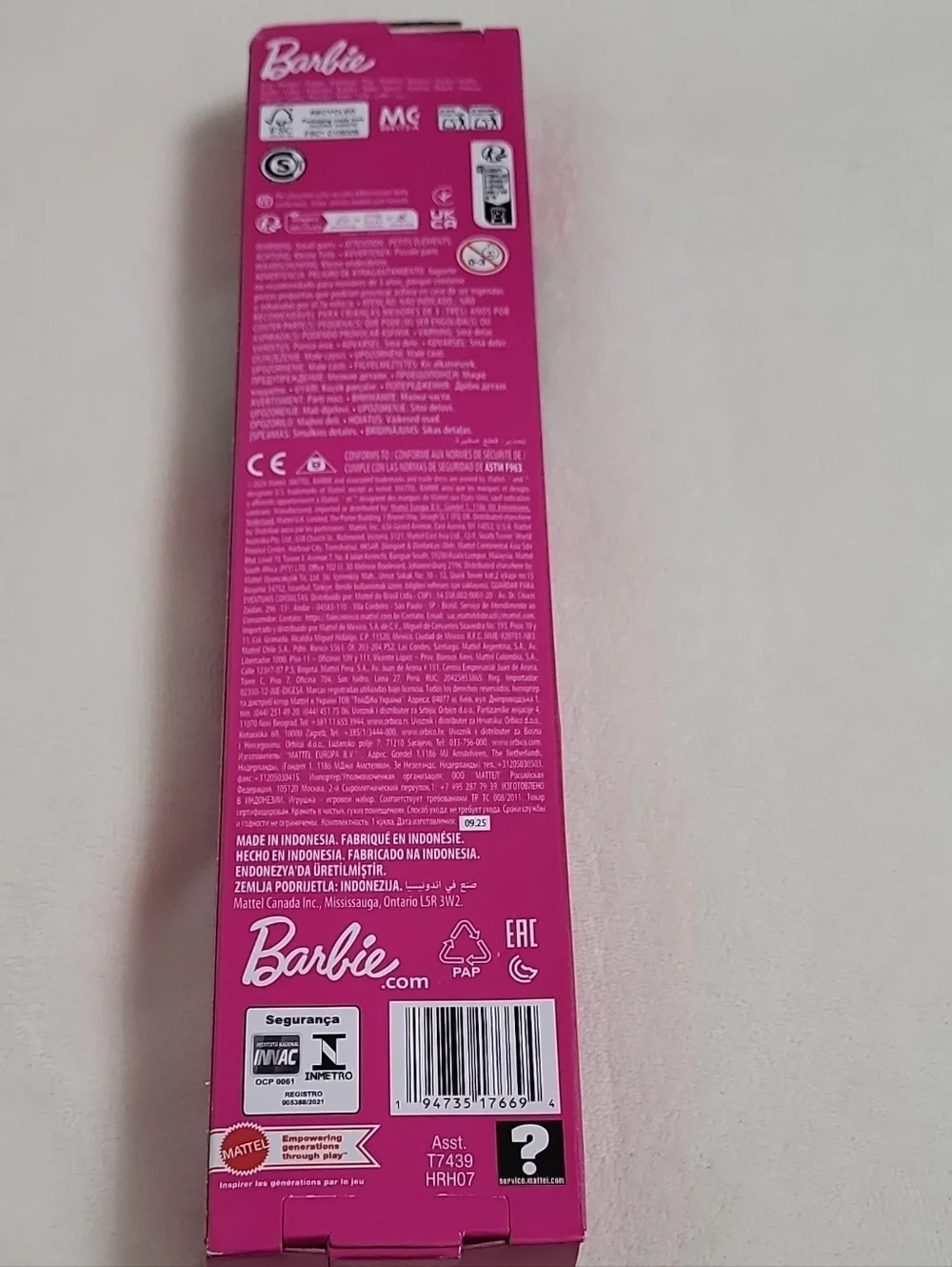 Mattel barbie pink